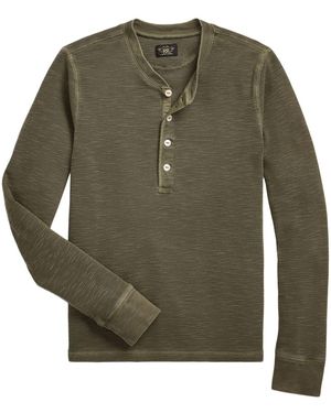 RRL Henley Sweater - Green