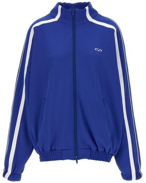 Vetements Oval Logo Track Jacket - Blue