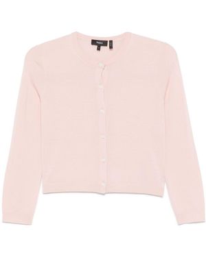 Theory Wollen Vest - Roze