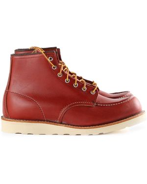 Red Wing Classic Moc Boots - Red