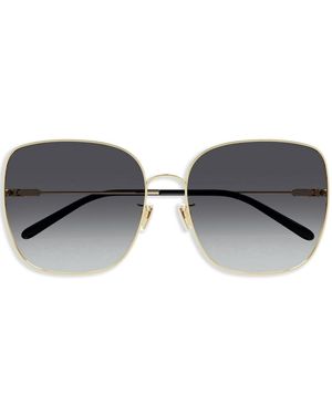 Chloé Gafas de sol con montura cuadrada - Metálico