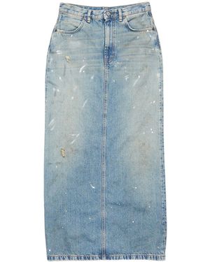 Acne Studios Denim Maxi Skirt - Blue