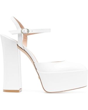 Stuart Weitzman Skyhi 155Mm Platform Pumps - White