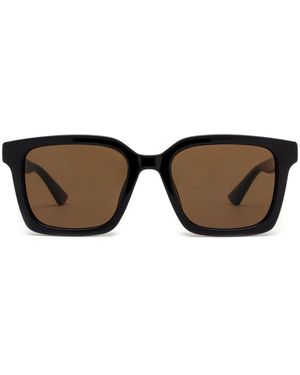 Gucci Sonnenbrille Mit Eckigem Gestell - Braun