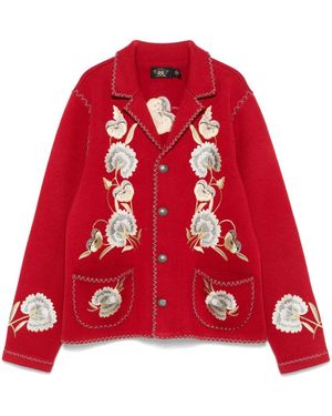 RRL Isabel Cardigan - Red