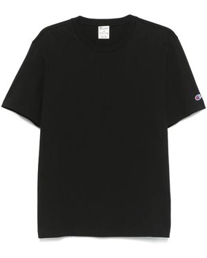 Champion Logo-Patch T-Shirt - Black