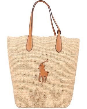 Polo Ralph Lauren Big Pony Large Tote Bag - Natural