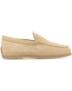 Tod's Sand Suede Loafers - Multicolour