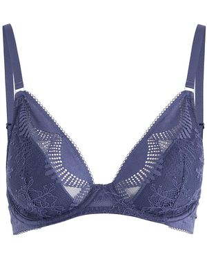 Wacoal Sensu Lace Underwired Bra - Blue