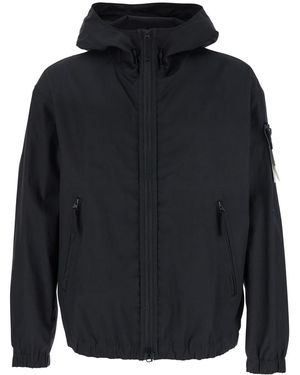 Stone Island Supima Cotton Twill Hooded Jacket - Blue