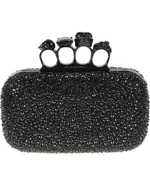 Alexander McQueen Skull Clutch - Black