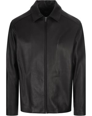 Vince Leather Jacket - Black