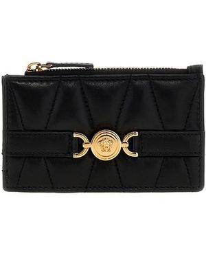 Versace 'medusa' Card Holder - Black