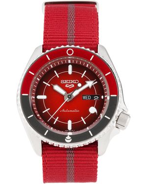 Seiko Naruto Series Limited Crossover Mechanical Watch - Red