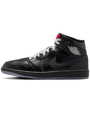 Nike 1 Mid Metallic' - Black