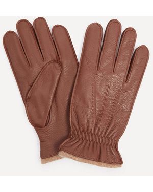 Dents Edington Leather Gloves - Brown