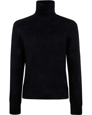 Ami Paris Ami Alexandre Mattiussi Classic Brushed Sweater - Black