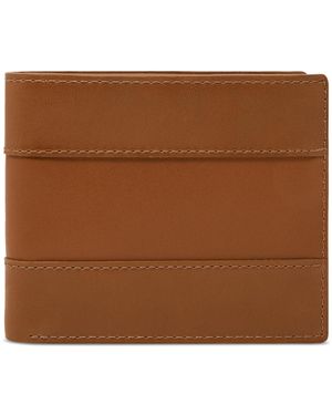 Fossil Everett Bifold Flip Id Wallet - Black