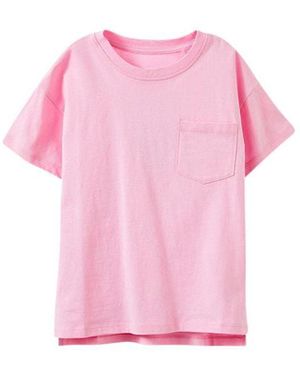 Cotton On Girls Little/big Poppy Short Sleeve Graphic Print Tee - Pink