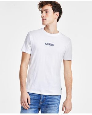 Guess City Of Dreams Relaxed Fit Short Sleeve Crewneck Graphic T-shirt - White