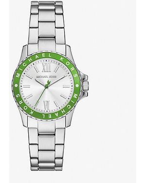 Michael Kors Mini Everest Silver-tone Watch - White