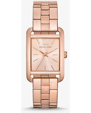 Michael Kors Petite Monroe Rose Gold-tone Watch - White