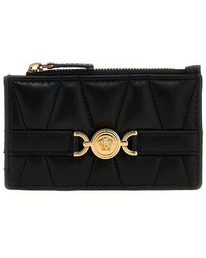 Versace 'Medusa' Card Holder - Black