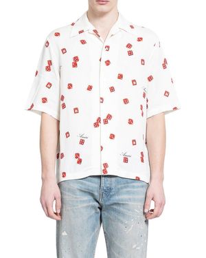 Amiri Short Sleeves - White