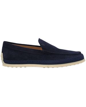 Tod's 'Nuova Slippera' Loafers - Blue