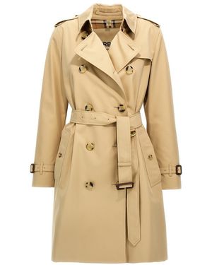 Burberry 'Kensington' Trench Coat - Natural