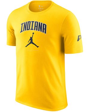 Nike Indiana Pacers Essential Jordan Nba T-Shirt - Yellow