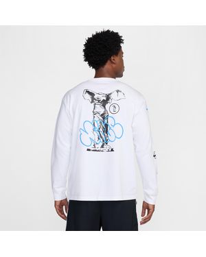 Nike Long-Sleeve Max90 Basketball T-Shirt - White