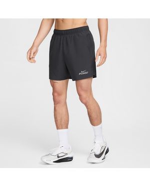 Nike Challenger Flash Dri-Fit 5" Brief-Lined Running Shorts - Black