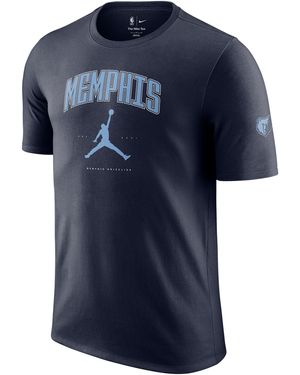 Nike Memphis Grizzlies Essential Jordan Nba T-Shirt - Blue