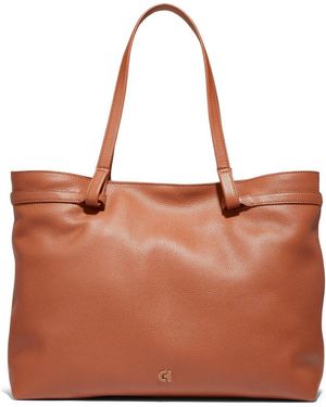 Cole Haan Essential Soft Leather Tote - Brown