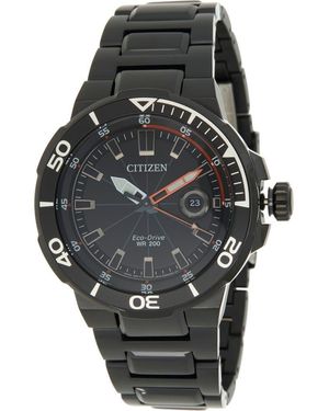 Citizen Endeavor Eco-Drive Bracelet Watch, 47Mm - Black