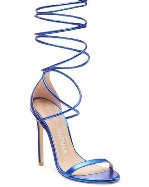 Stuart Weitzman Nudistwrap 110 Sandal - Blue