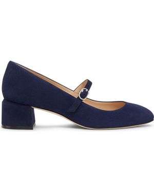 Stuart Weitzman Gabby Mary Jane Pump - Blue