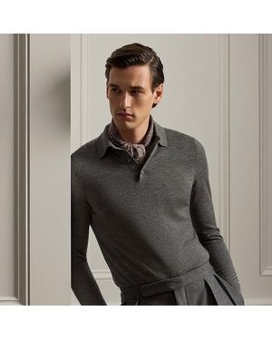 Ralph Lauren Ralph Lauren Cashmere Polo-collar Sweater - Gray