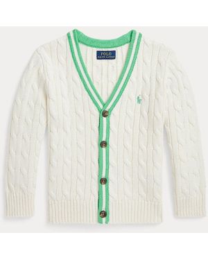 Polo Ralph Lauren Ralph Lauren Boy's Cotton Cricket Cardigan - Green