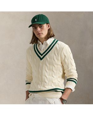 Polo Ralph Lauren The Iconic Cricket Sweater - Natural