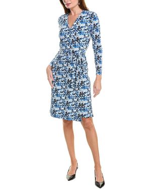 Brooks Brothers Wrap Dress - Blue