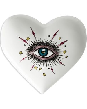 Gucci Jewelry Porcelain Box With Star Eye Print - White