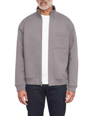 Vince Fleece Zip Jacket - Gray