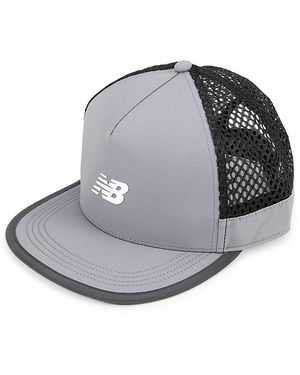 New Balance Logo Trucker Hat - Gray