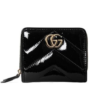 Gucci Mini Gg Marmont Wallet - Black