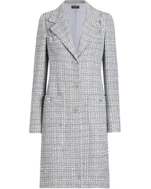 Dolce & Gabbana Tweed Coat - Gray