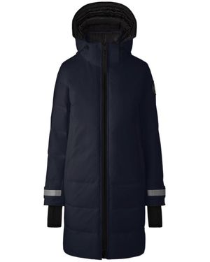 Canada Goose Kenton Label Down Parka Coat - Blue