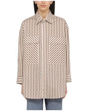 Amiri Long-Sleeved Shirt - Natural