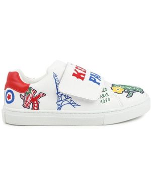 KENZO Logo Sneakers - White